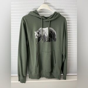 North Face Mens Bear Pullover Hoodie Size L